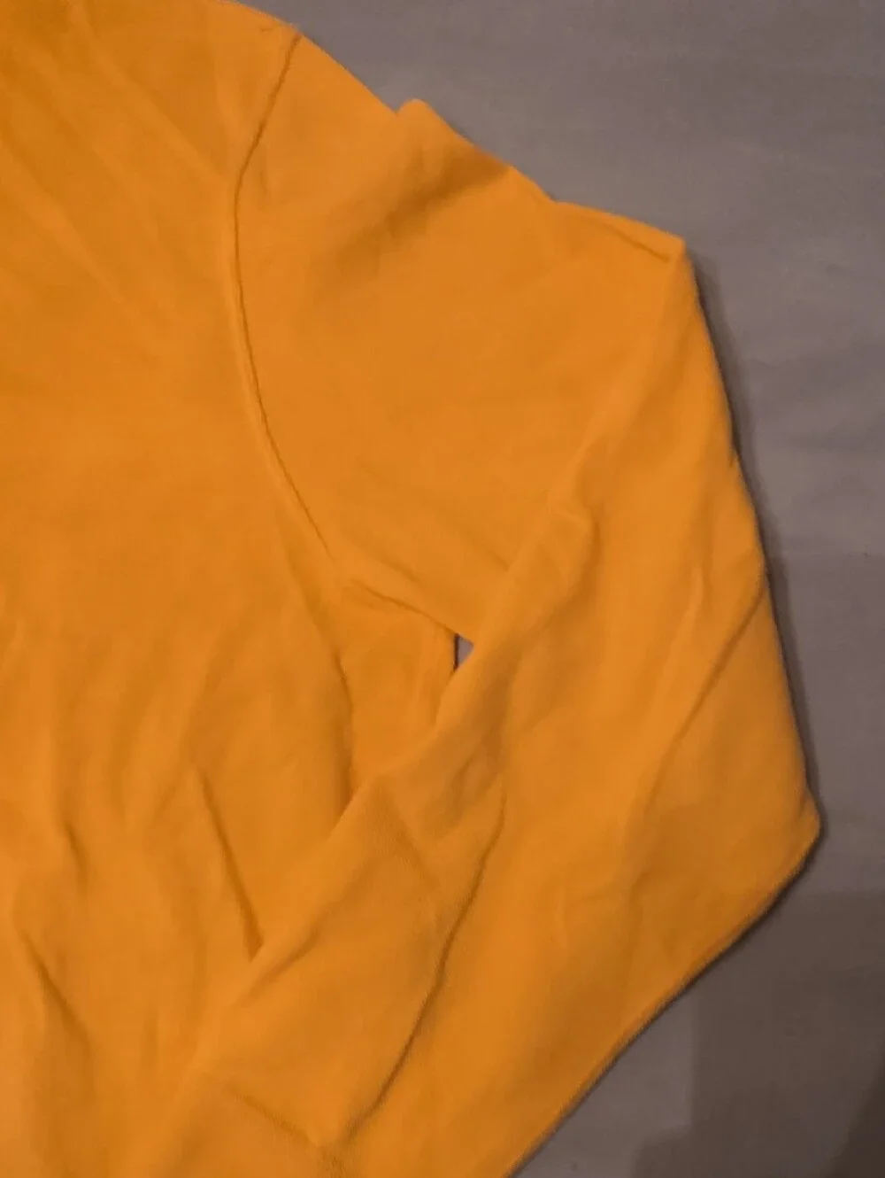Lacoste Men's Orange Half-Zip Pullover Sweater